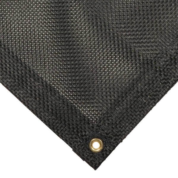 Gemplers Mesh Tarp, 6.2, Black, Vinyl-Coated Polyester MBT-22-04-1012 - main